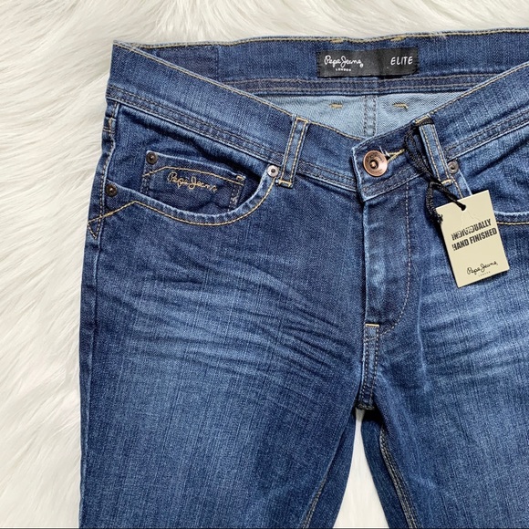 SOLD-NWT Pepe Jeans Elite Straight Leg Jeans 90’s - Picture 6 of 9